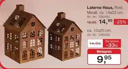Möbel Inhofer Laterne Haus, Rost, Metall Angebot