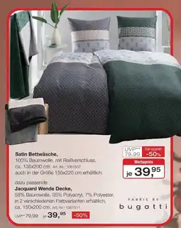 Möbel Inhofer Satin Bettwäsche, FABRIC BY bugatti Angebot