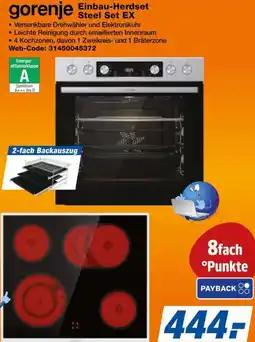 HEM Expert gorenje Einbau-Herdset Steel Set EX Angebot