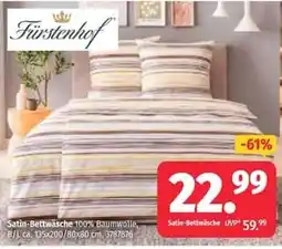 Segmüller Fürstenhof Satin-Bettwäsche Angebot