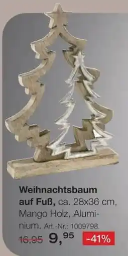 Möbel Inhofer Weihnachtsbaum auf Fuß Angebot