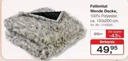 Möbel Inhofer Fellimitat Wende Decke Angebot