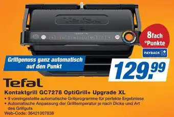 Tefal Kontaktgrill GC7278 OptiGrill+ Upgrade XL