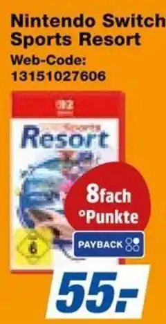 Nintendo Switch Sports Resort