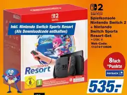 HEM Expert Nintendo Switch 2 Spielkonsole + Nintendo Switch Sports Resort-Set Angebot
