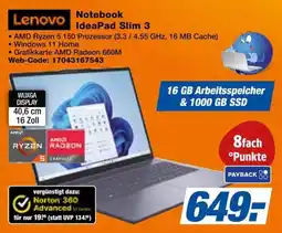 HEM Expert Lenovo Notebook IdeaPad Slim 3 Angebot