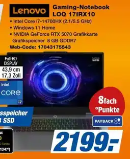 HEM Expert Lenovo Gaming-Notebook LOQ 17IRX10 Angebot