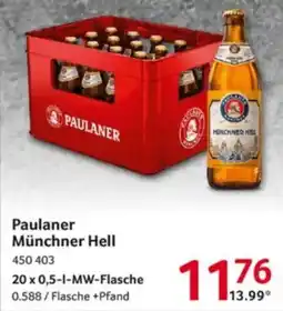 Selgros Paulaner Münchner Hell Angebot
