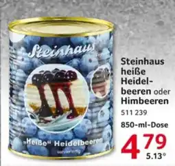Selgros Steinhaus heiße Heidelbeeren Angebot