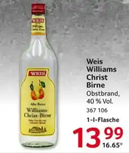 Selgros Weis Williams Christ Birne Angebot