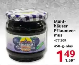 Selgros Mühlhäuser Pflaumenmus Angebot
