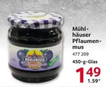 Mühlhäuser Pflaumenmus