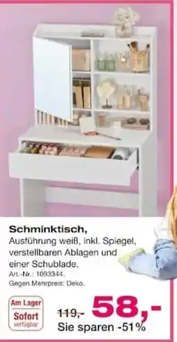 Möbel Inhofer Schminktisch Angebot