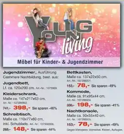 Möbel Inhofer Jugendbett, Cashmere Nachbildung Angebot