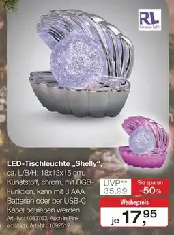 Möbel Inhofer LED-Tischleuchte „Shelly“ Angebot