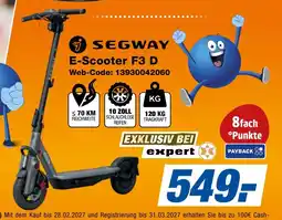 Expert Bening SEGWAY E-Scooter F3 D Angebot