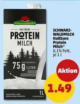 PENNY Schwarzwaldmilch Haltbare Protein Milch Angebot