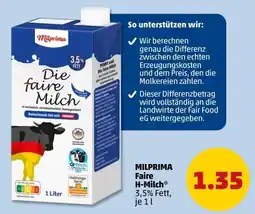 PENNY MILPRIMA Faire H-Milch Angebot