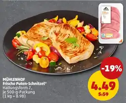 PENNY MÜHLENHOF Frische Puten-Schnitzel Angebot