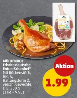 PENNY MÜHLENHOF Frische deutsche Enten-Schenkel Angebot