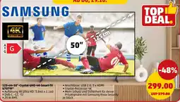 PENNY SAMSUNG 125-cm-50"-Crystal-UHD-4K-Smart-TV U7079F* Angebot