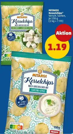 PENNY MITAKOS Kesselchips Angebot
