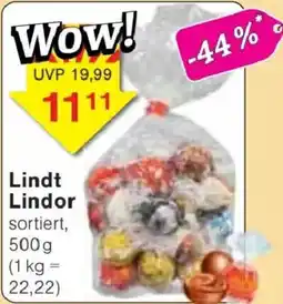 Jawoll Lindt Lindor sortiert Angebot
