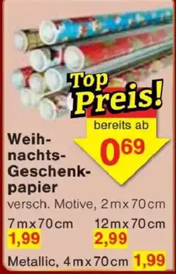 Jawoll Weihnachts-Geschenkpapier Angebot