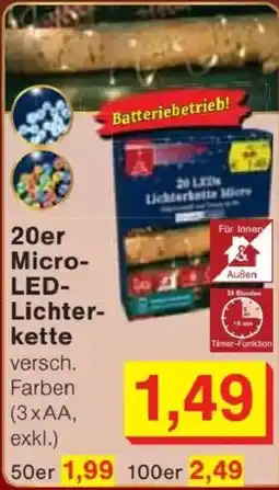 Jawoll Micro-LED-Lichterkette Angebot