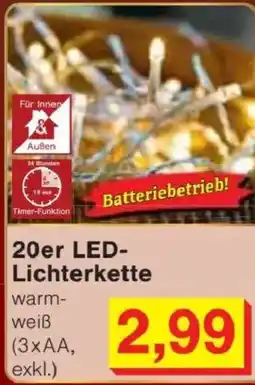 Jawoll 20er LED-Lichterkette Angebot