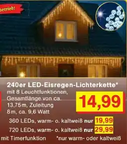 Jawoll LED-Eisregen-Lichterkette Angebot