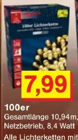 Jawoll 100er Lichterkette Angebot