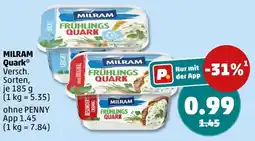 PENNY MILRAM Frühlings Quark Angebot