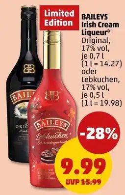 PENNY BAILEYS Irish Cream Liqueur* Angebot
