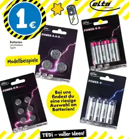 TEDi Elta Batterien Angebot
