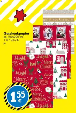 TEDi Geschenkpapier Angebot