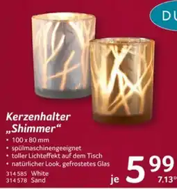 Selgros Kerzenhalter „Shimmer“ Angebot