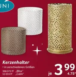 Selgros Kerzenhalter Angebot