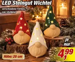Posten Börse LED Steingut Wichtel Angebot
