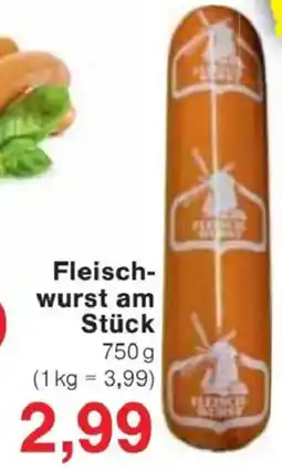 Jawoll Fleischwurst am Stück Angebot