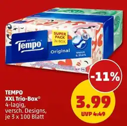 PENNY Tempo XXL Trio-Box Angebot