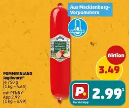 PENNY POMMERNLAND Jagdwurst Angebot