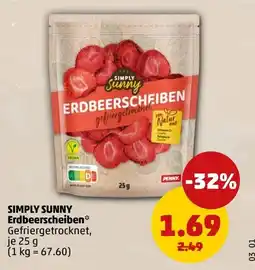 PENNY SIMPLY SUNNY Erdbeerscheiben Angebot