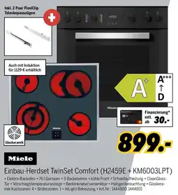 MEDIMAX Einbau-Herdset TwinSet Comfort (H2459E + KM6003LPT) Angebot