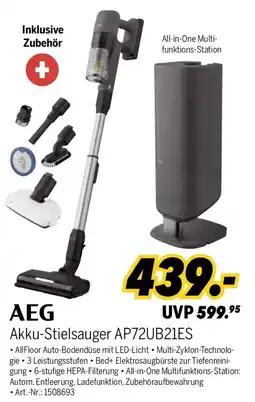 MEDIMAX AEG Akku-Stielsauger AP72UB21ES Angebot