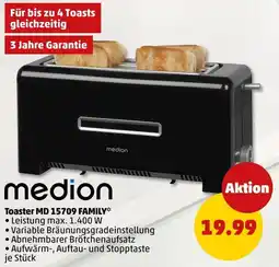 PENNY medion Toaster MD 15709 FAMILY Angebot