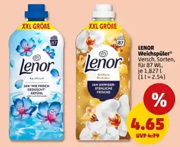 PENNY Lenor Weichspüler Angebot