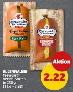 PENNY Rügenwalder Teewurst Angebot