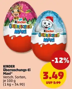 PENNY Kinder Überraschungs-Ei Maxi Angebot