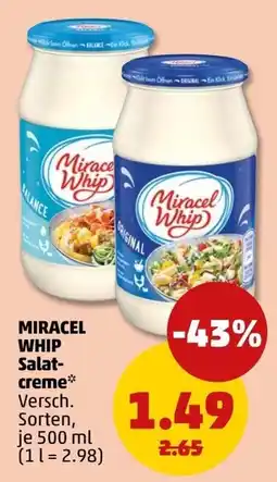 PENNY Miracel Whip Salat-creme Angebot
